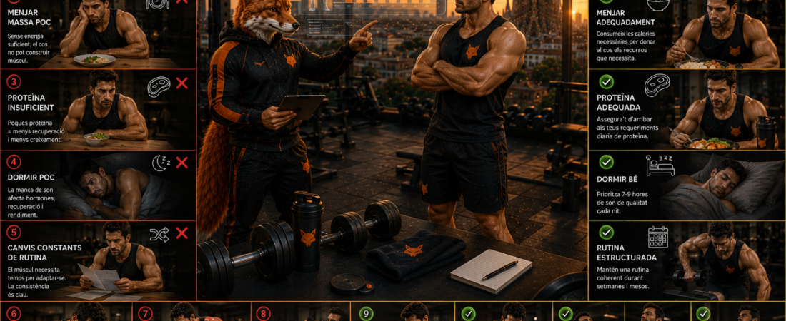 Errors que Impedeixen Créixer Muscularment